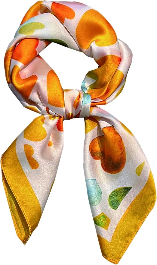 Silky Scarf for Women Lightweight Satin Bandanas Neck Hair Wrap For Sleeping by OnllhNiceScarfForWomen