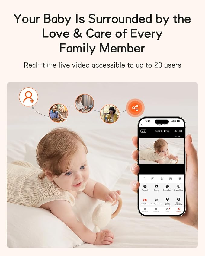 Smart Baby Monitor with APP - Image 7