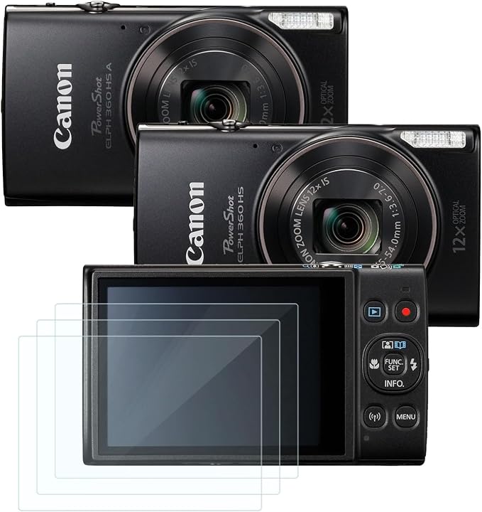 for Canon PowerShot ELPH 360 HS A Screen Protector | by Futanwei