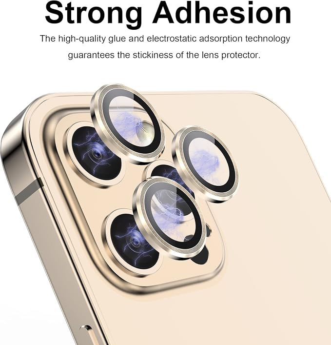 YWXTW Aluminum Alloy Tempered Glass Camera Circle Cover - Image 5