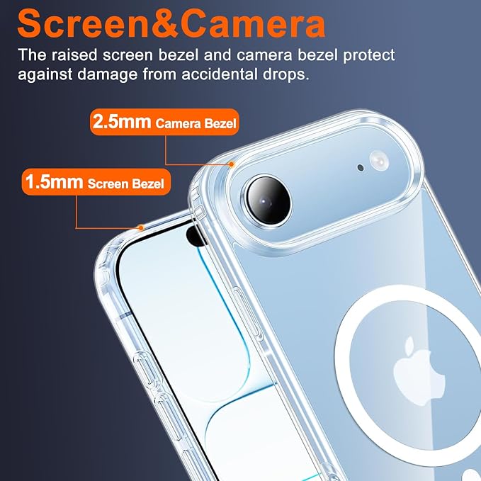 for iPhone Air Case Clear, Magnetic iPhone 17 Air Case - Image 6