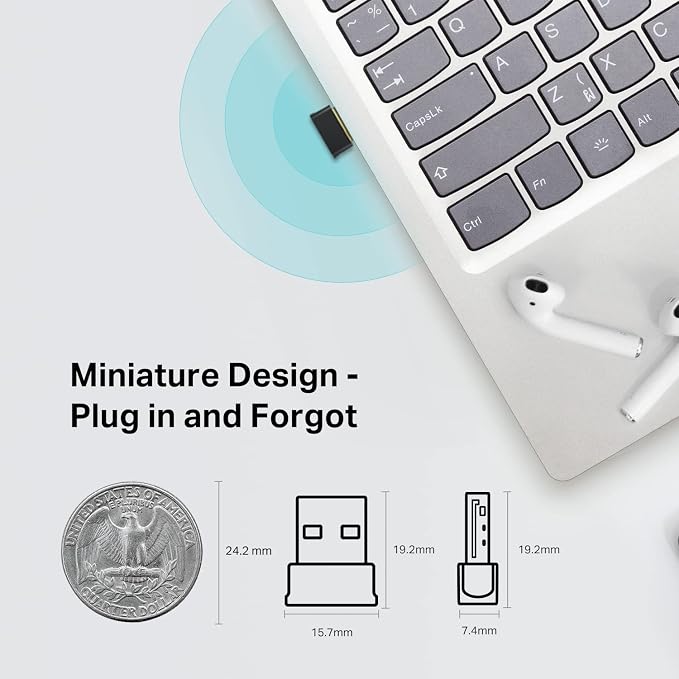 TP-Link Nano 2-in-1 USB Bluetooth WiFi Adapter AC600- Bluetooth 4.2 - Image 5