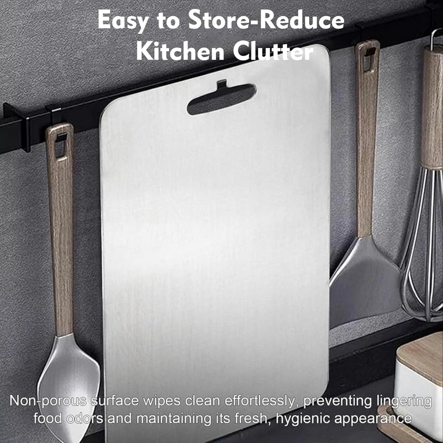 Titanium Cutting Board - 2 pack Titanium Cutting Boards for Kitchen,Double Sided Titanium Cutting Mat（11.81 * 17.91in）