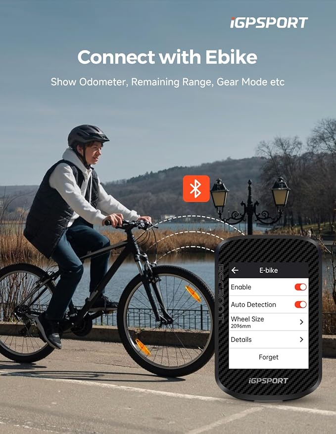 iGPSPORT BSC300T Wireless Bike Computer GPS, Touchscreen Offline MAP Navigation - Image 7