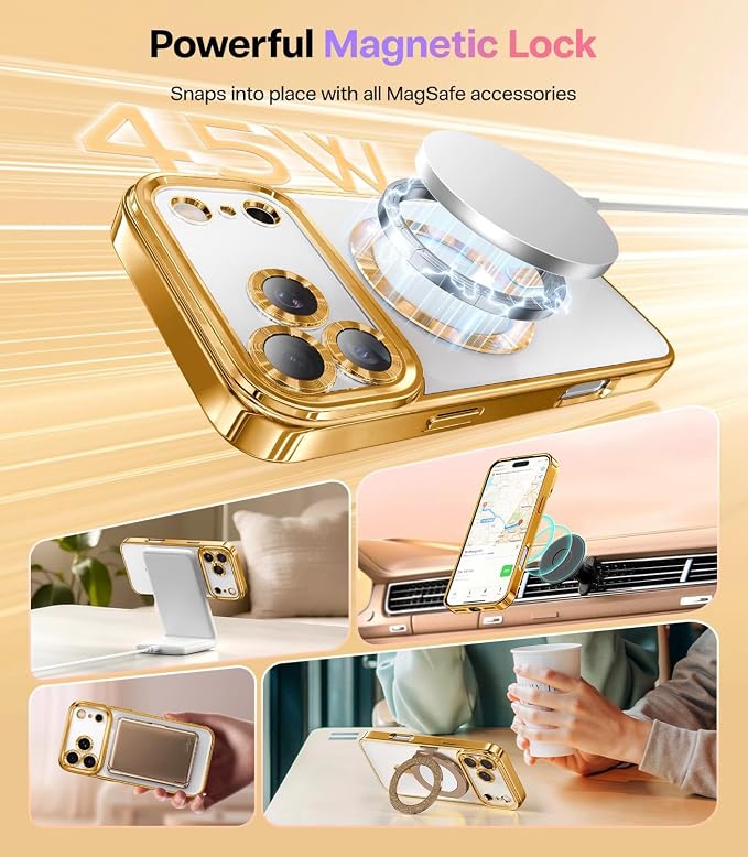 Magnetic Glossy Case for iPhone 17 Pro Max, iPhone 17 ProMax Phone Case Slim - Image 4