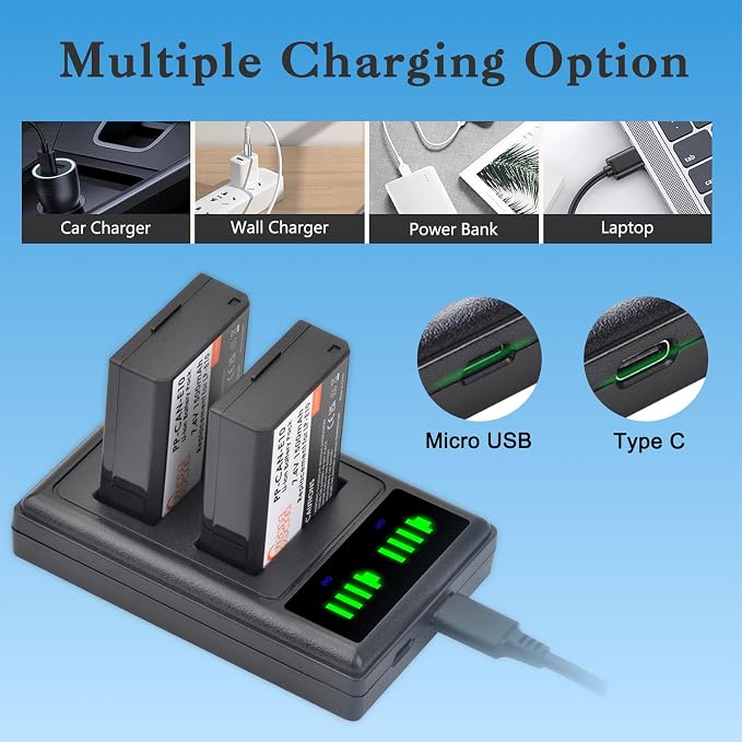 Pickle Power LP-E10 Battery 2-Pack and LED Dual Charger - Image 5