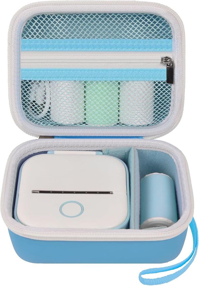 ANKHOH Label Maker Case for Memoking T02/ for Phomemo M02/ M02S/ M02 Pro/ Q30S/ by Ankhohstoragehardcase