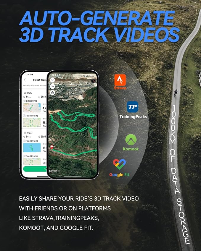 L4 Entry Level GPS Bike Computer Wireless, Laminated 2.3" Screen, Ultra Thin - Image 7