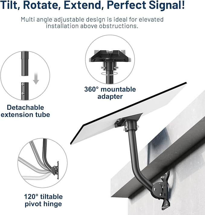 Starlink Mount Gen 3 Standard 4/4X Wall Roof Mounting Kit -Heavy Duty - Image 2