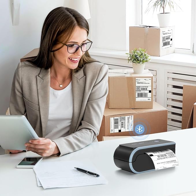 JADENS Bluetooth Thermal Label Printer, Wireless - Image 5