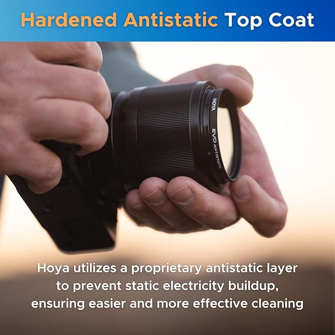 Hoya EVO Antistatic 58mm Filter — Premium Optical Glass w/ 16-Layer SMC Lens - Image 4