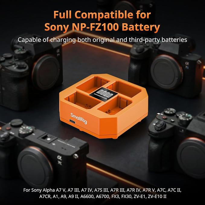 SmallRig NP-FZ100 4-Slot Charger - Image 4