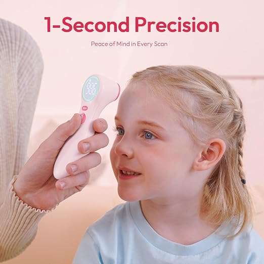 No-Touch Thermometer for Adults and Kids, 1-Second Fast Reading, Color-Coded - Image 3