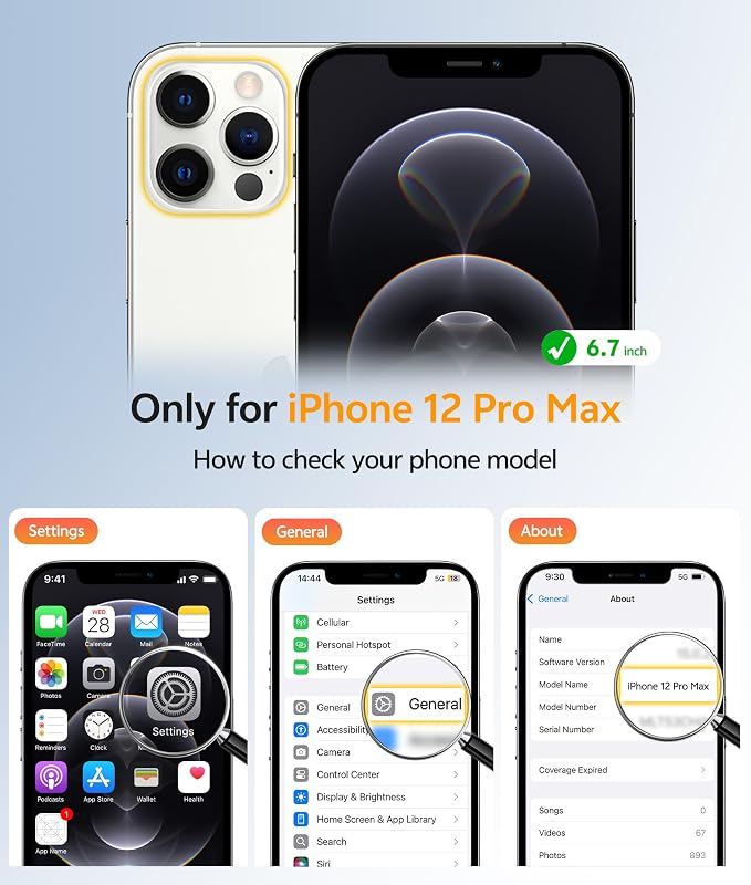 FNTCASE for iPhone 12 Pro Max Case: Translucent Matte Magnetic Phone Cover - Image 2