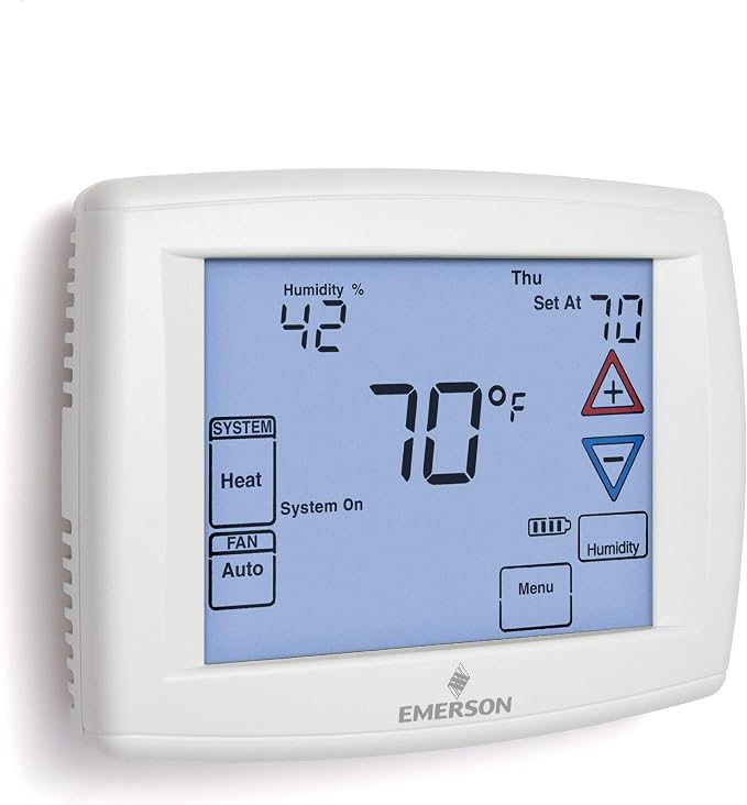 White Rodgers Emerson 1F95-1277 Touchscreen 7-Day Programmable Thermostat - Image 3