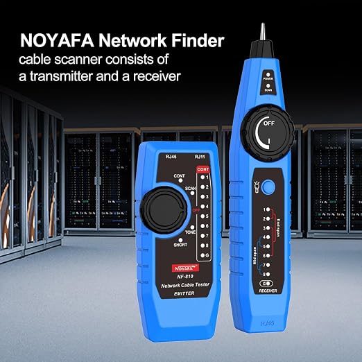 NF-810 Multifunctional Network Cable Tester, Ethernet LAN Network Wire Tracker - Image 5