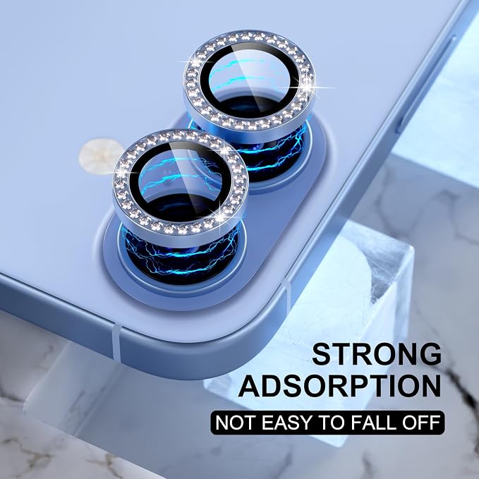 Choiche Compatible for iPhone 17 Camera Lens Protector Bling, 9H Tempered Glass - Image 6