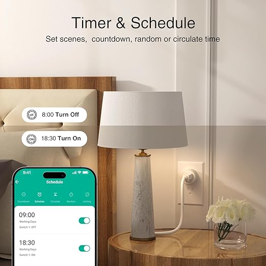 GHome Smart Plug, WiFi Smart Plugs Compatible - Image 4