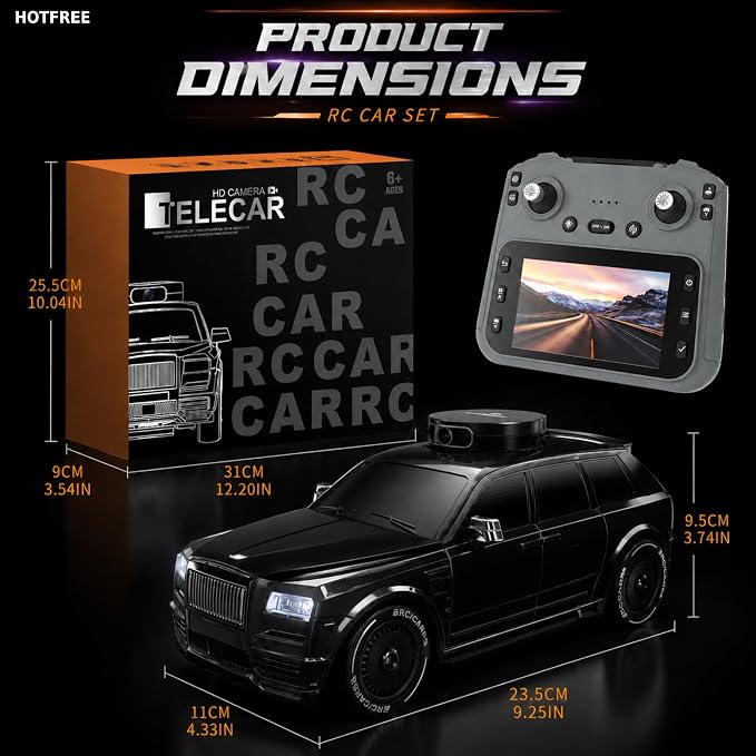 1/24 FPV RC Drift Car with HD Camera, 4WD Remote Control Car with Screen - Image 8