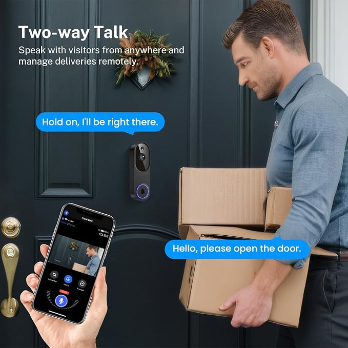 Orbitell 1080p Wireless Wi-Fi Video Doorbell Camera - Image 3