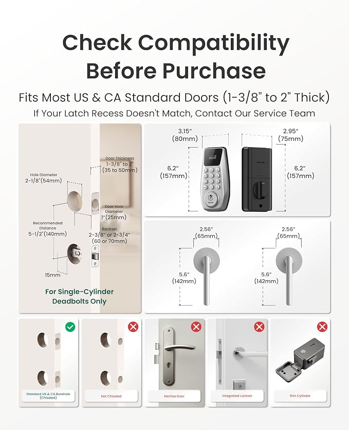 DESLOC C100 Keyless Entry Door Lock - Image 7