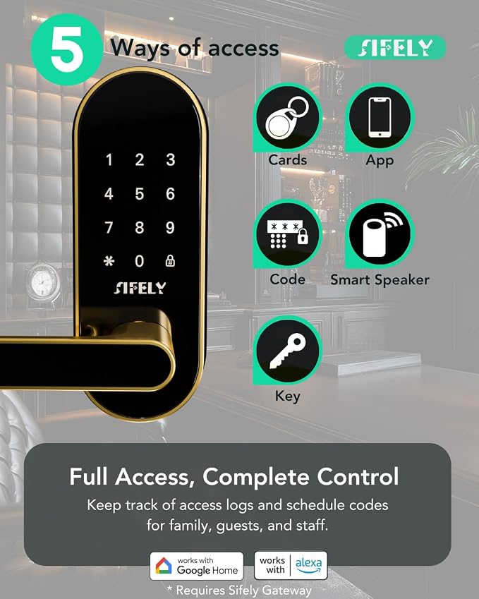 Keyless Entry Keypad Smart Door Lock - Image 3