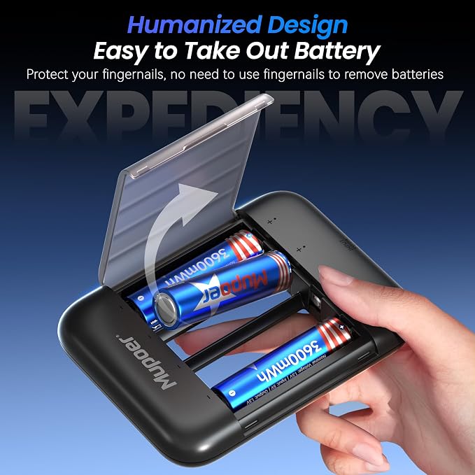 Mupoer Rechargeable AA Batteries - Image 4