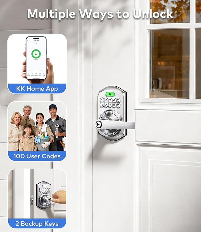 TEEHO TE019 Smart Keypad Door Lock - Image 2