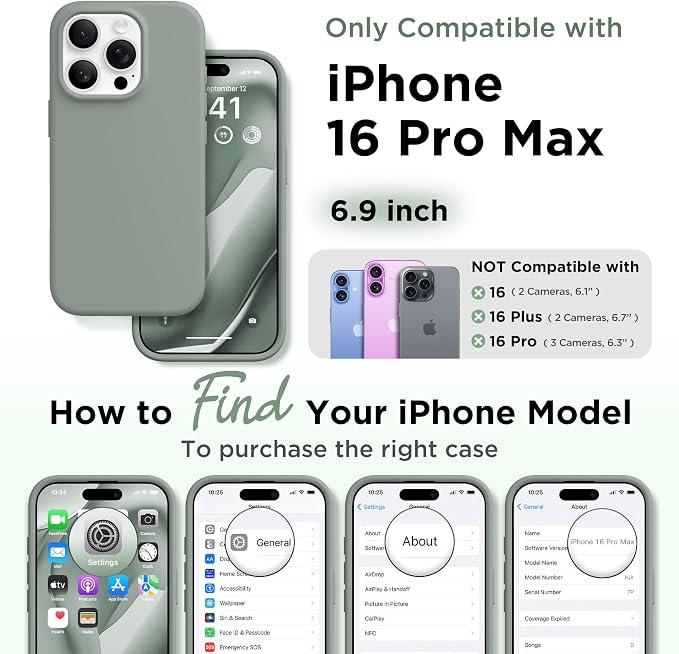GolbinBox Magnetic for iPhone 16 Pro Max Case, Compatible - Image 2