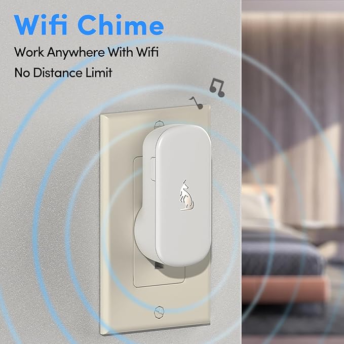 Kangaroo Wireless Doorbell+Chime, HD Camera, Easy Setup, Battery Power - Image 5