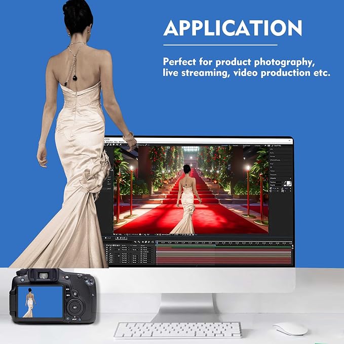 Royal Blue Backdrop, Photo Booth Portrait Photography Backdrops, Studio Blue - Image 3