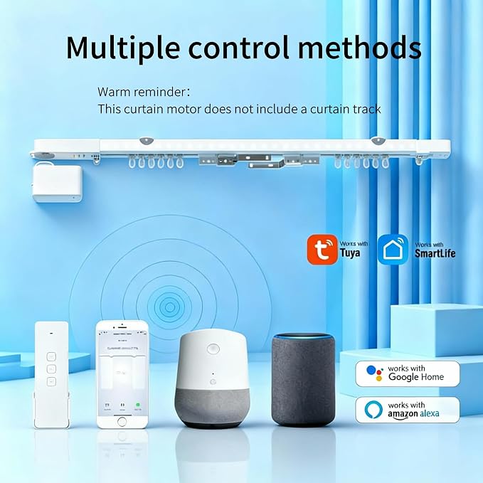 Mini Zigbee Motor for Smart Curtain Track System, Automatic Ceiling Curtain - Image 7