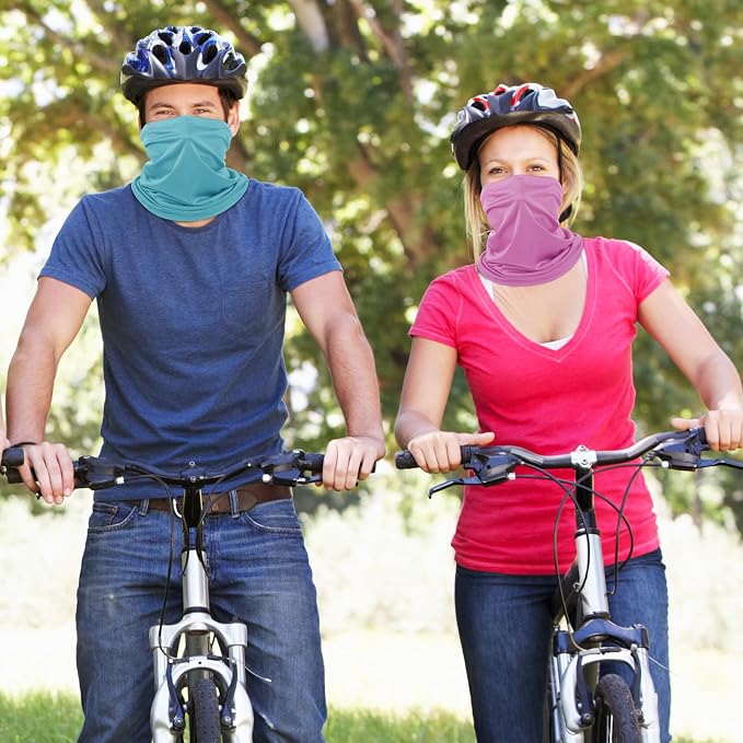 Geyoga 6 Pieces Summer UV Protection Cooling Neck Gaiter Face Clothing Neck - Image 6