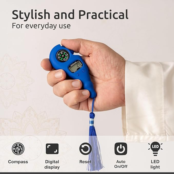 Digital Finger Tasbih with Compass & Night Light - Image 4