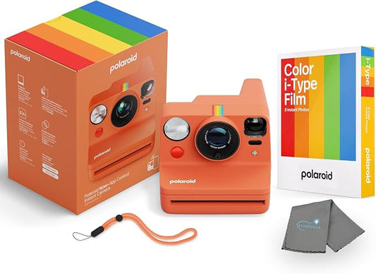 Polaroid Now+ 3rd Generation i-Type Instant Camera + 8 i-Type Color Film Bundle by Polaroid