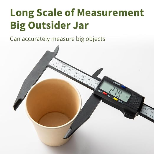 Digital Caliper 0-8" Measuring Tool, Micrometer Caliper - Image 2