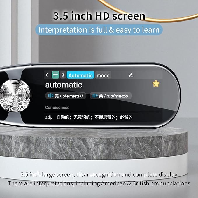 Translator Pen, Scanner Reader Pen 112 Languages OCR Digital Scanning - Image 5