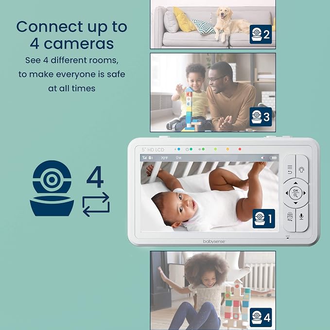 Babysense HD 5" Video Baby Monitor - Image 6