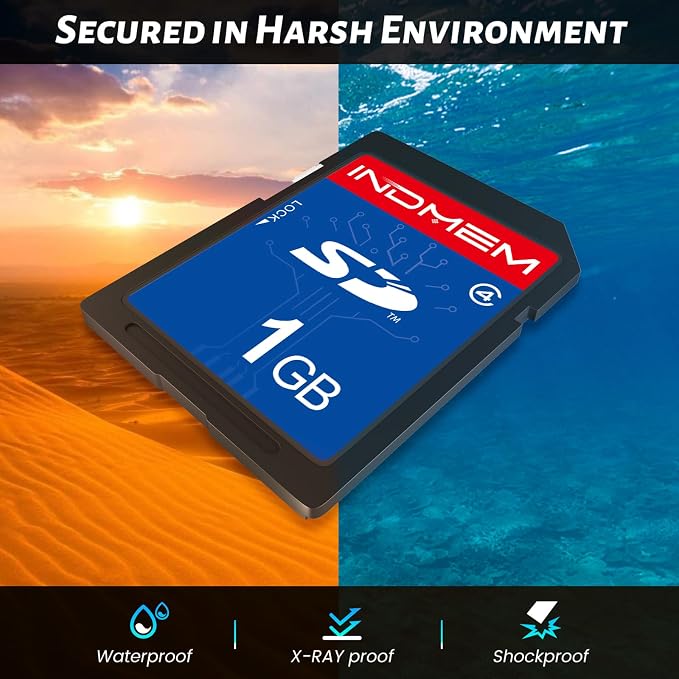 SD Card 1GB, 6 Packs Class 4 1GB Flash Memory Card MLC Standard Secure Digital - Image 5