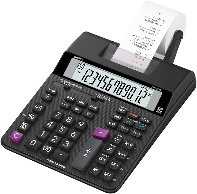 Casio HR-200RC – Desktop Printing Calculator - Image 3