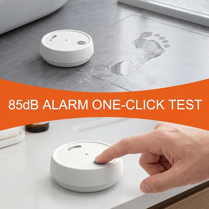 Water Leak Detector, Loud Siren Drip Alarm Sensor - Image 7