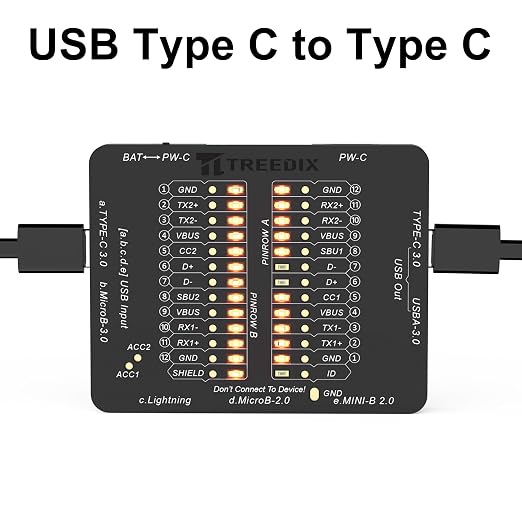 Treedix USB Cable Tester USB Cable Checker Data Wire Fast Detection - Image 6