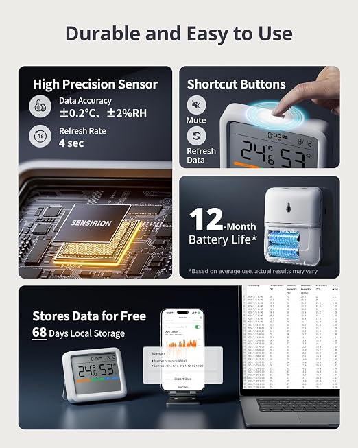 SwitchBot Meter Pro, Digital Hygrometer & Thermometer - Image 6