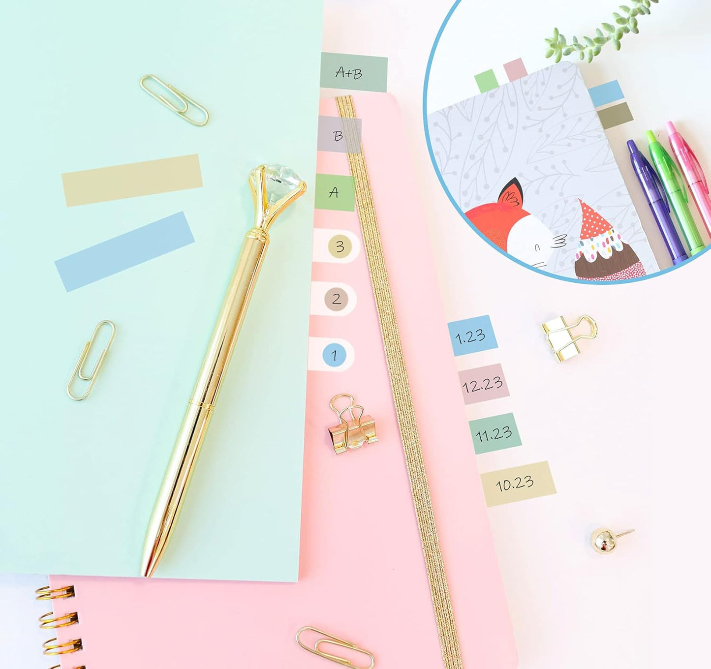 10 Colors Page Tabs,3 Designs Sticky Index Tab,1200pcs Annotation Tabs for Book,Clear Book Sticky Note Tabs,Writable and Repositionable Book Flags Strip for Book Annotation Supplies