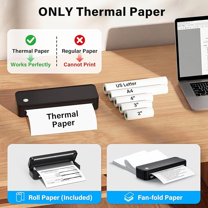Gloryang Inkless Portable Printer - Image 3