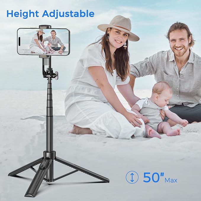 Selfie Stick Travel Tripod for Cell Phone - Image 3
