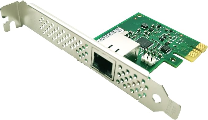 1.25G Gigabit Desktop Ethernet Server Network Adapter Card |Single RJ45 Copper by Lemspum