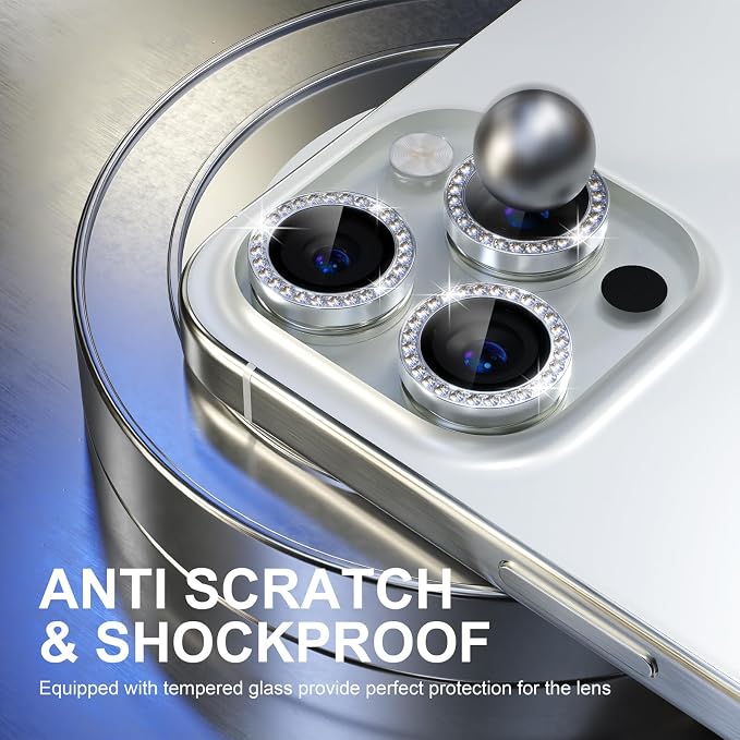 Choiche Compatible for iPhone 15 Pro/iPhone 15 Pro Max Camera Lens Protector - Image 3