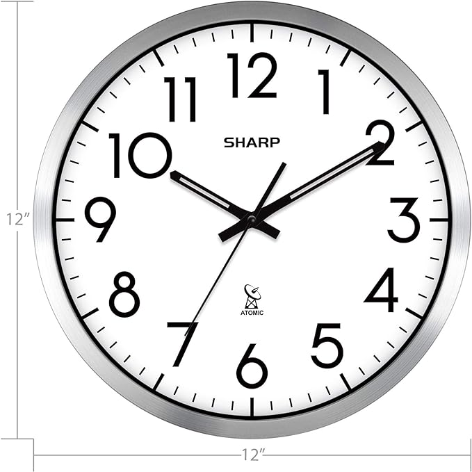 Sharp Atomic Analog Wall Clock - Image 5