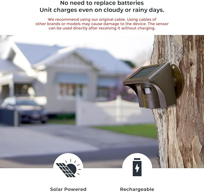 eMACROS Pro 3 Smart Solar Driveway Alarm System, App Push Notifications - Image 4